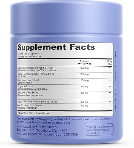 Miniatura 7 de Cápsulas de apoyo de la humedad vaginal prémium  Humedad y estado de ánimo vaginales, función sexual y relajación, sequedad vaginal, bienestar e