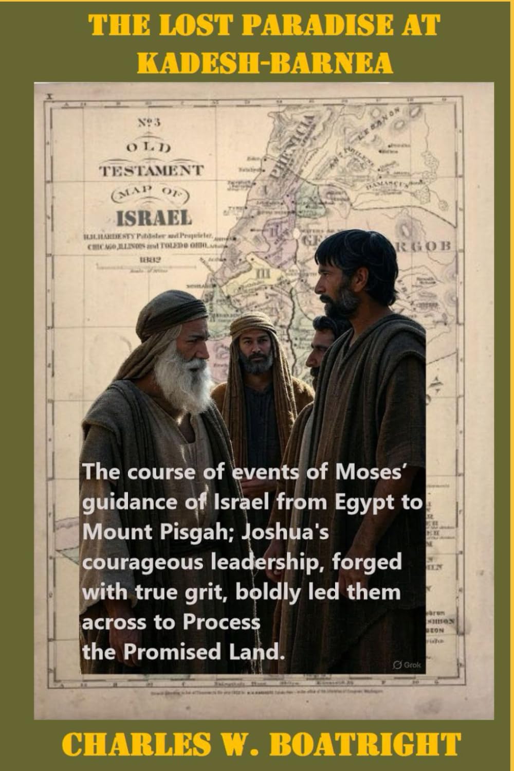 The Lost Paradise at Kadesh-Barnea: Moses’ guidance of Israel from Egypt to Mount Pisgah; Joshua's courageous leadership, forged with true grit, boldly led them across to Process the Promised Land