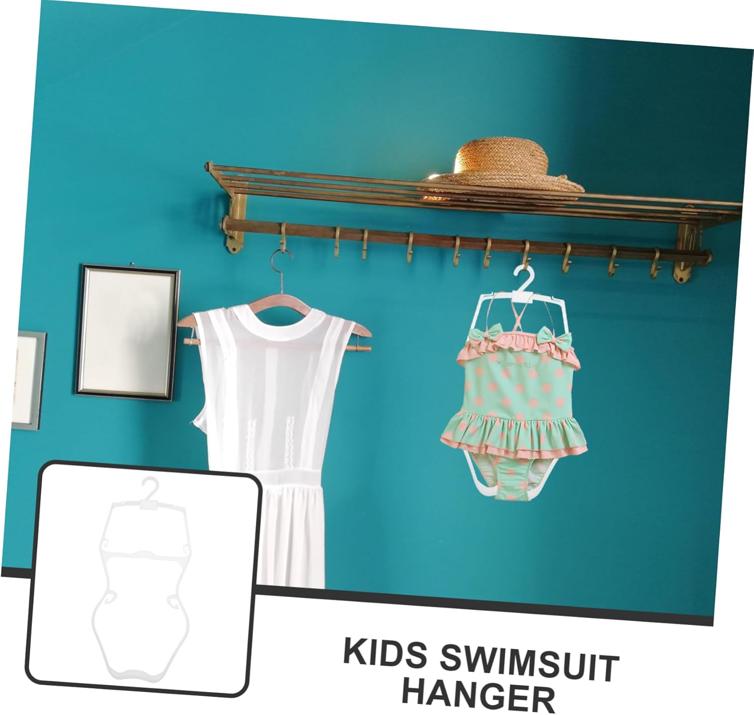 BESTYASH 5 pcs Swimwear Hangers Plastic Clothes Organizer Lightweight for Home and Clothing Store Display