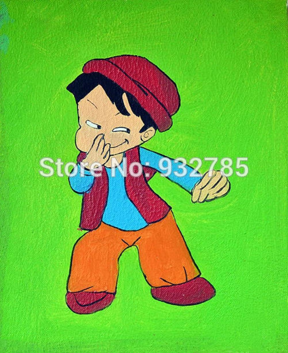 ?!!hand painted abstract oil painting canvas Children's