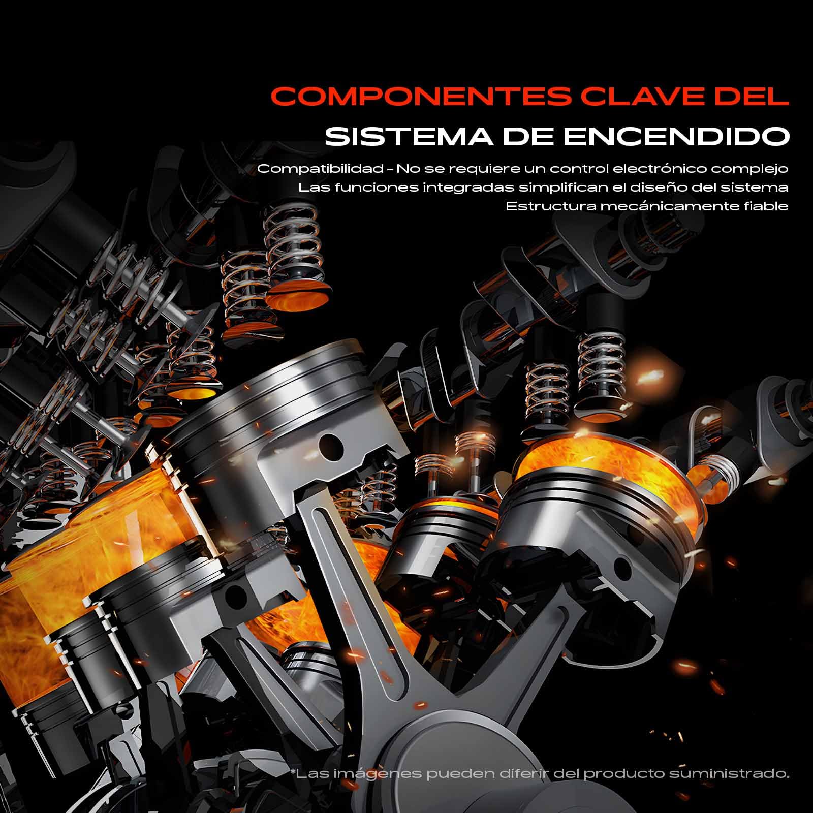 Frankberg Distribuidor de encendido Gasolina Compatible con Golf II 19E 1G1 1.8L Golf II 19E 1G1 1.6L J.e.t.t.a II 165 19E 1G2 1.6L J.e.t.t.a II 165 19E 1G2 1.8L Replace# 027905205S