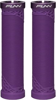 Funn Hilt MTB Bike Grips with Single Lock On Clamp | soft-compound rubber, low-profile alloy collar, 22.2mm inner diameter, 96g, for DH, enduro and trail, BMX use