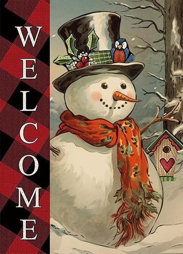 Kit de pintura artística de diamantes de bienvenida de Navidad para adultos, diseño de muñeco de nieve para adultos, arte de diamantes por números,