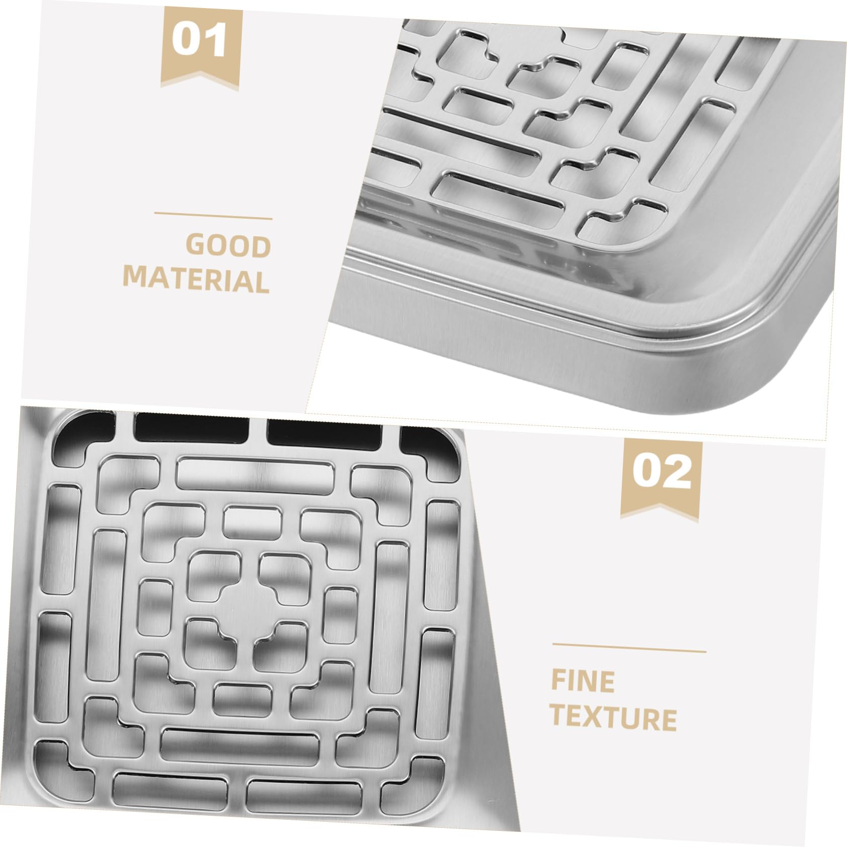 Tapa de Cubo de Basura de Acero Inoxidable para Exterior 1 Pieza