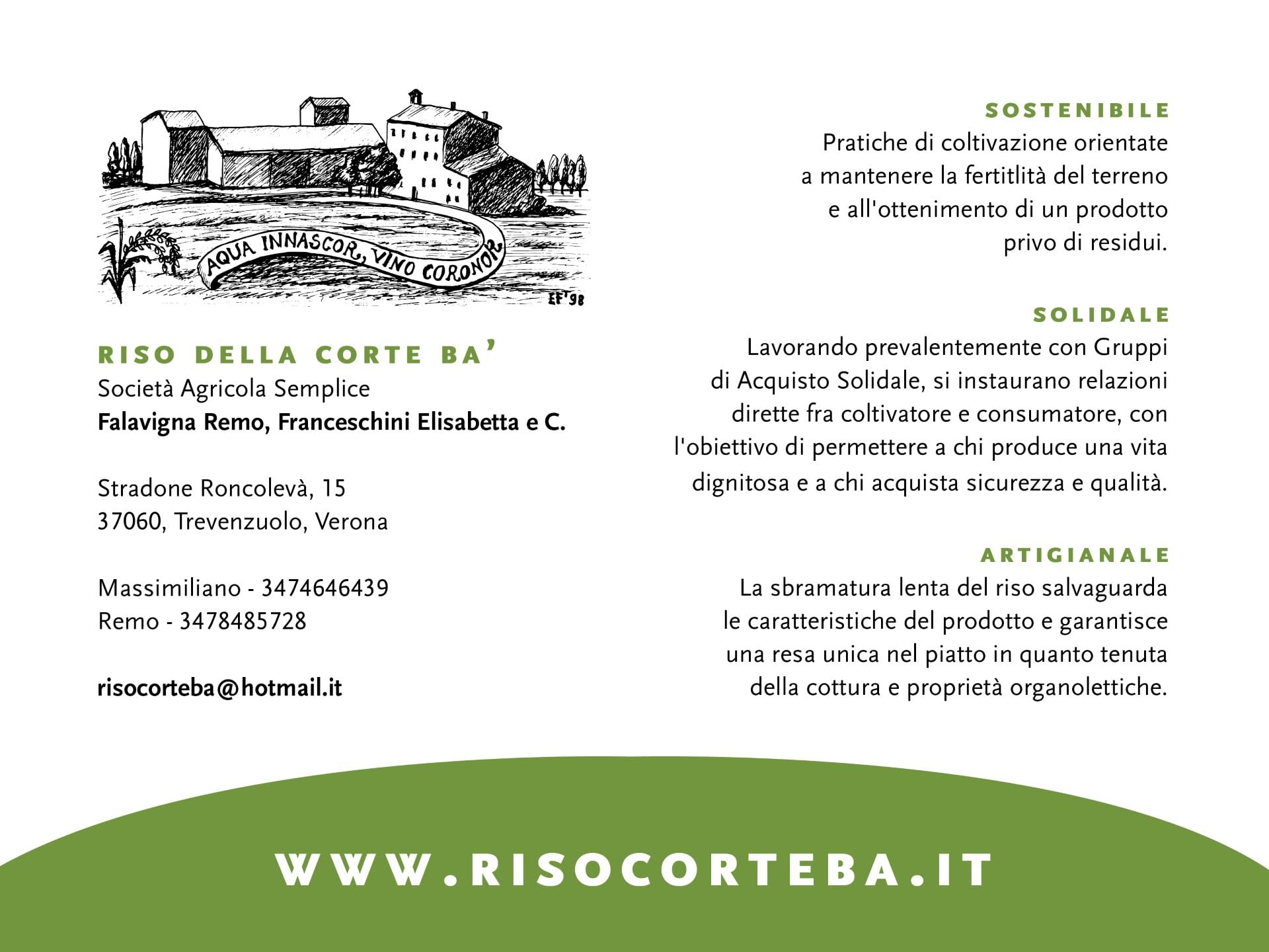 Riso Carnaroli Integrale Italiano, naturalmente senza glutine, ricco di fibre, confezione atmosfera protettiva, pack 6 x 1 kg