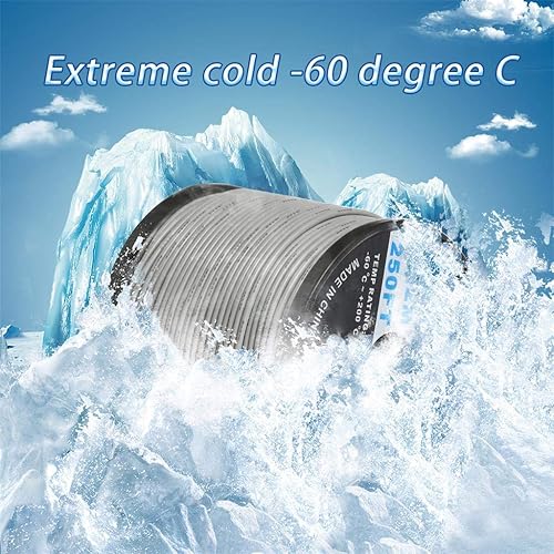 Vista 13 de BNTECHGO Carrete de alambre de silicona calibre 18 de 250 pies, color rosa, flexible, alambre de cobre estañado trenzado de 18 AWG Rosa