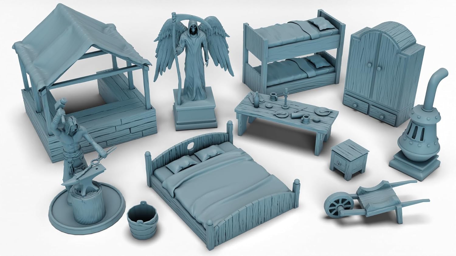 Stretch Goals DND Miniature Terrain, Dungeons and Dragons, D&D, Pathfinder, Scatter, Fantasy Scenery for DND, RPG and Wargaming, Tabletop, 28mm, 32mm