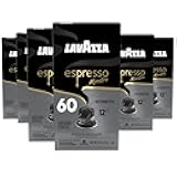 Lavazza Espresso Maestro Ristretto Aluminum Capsules Compatible with Nespresso* Original Machines, Dark Espresso Roast, Arabica and Robusta Blend (60 Capsules)