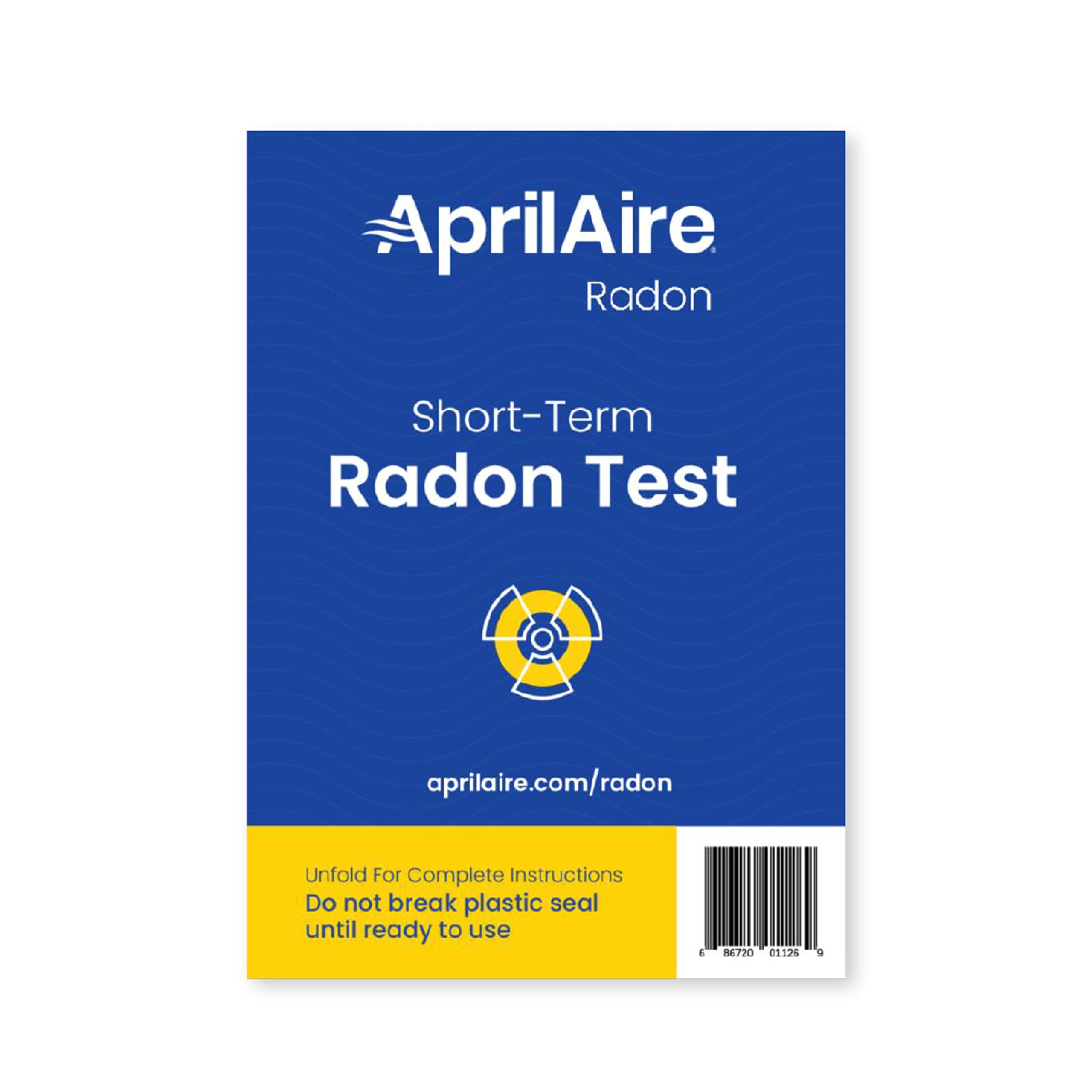 AprilAire Radon Test Kit Single Pack, Short Term, Shipping & Lab Fees Included, Easy to use, EPA Approved Method