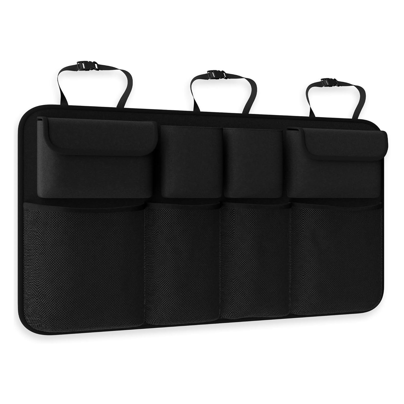 ZORTAXKFV Car Boot Organiser for Mazda Mazda2 Mazda3 Mazda3 MPS, Trunk Foldable Storage Bag Hanging Backseat Cargo Boot Tidy Multi-Pocket Car Accessories
