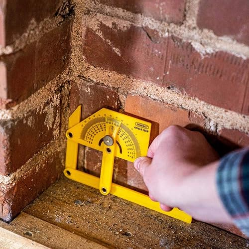 Miniatura 15 de General Tools 29 Transportador de plástico y Buscador de ángulo, Exterior, Interior, inclinada ángulos, 0 ° a 180 °
