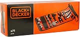 BLACK+DECKER Bébé garçon Set automobile - 77 pièces, Orange, 40.5 x 29.5 x 28.5 centimeters - 11