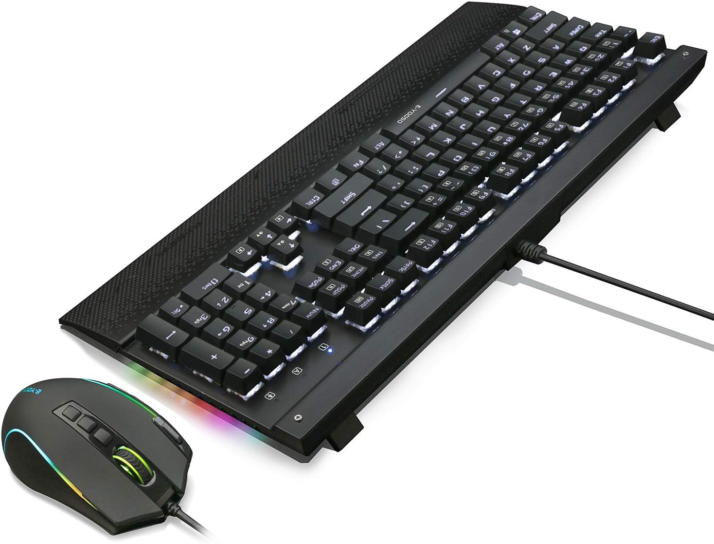 Review Discount Z-727 Mechanical Keyboard and Mouse, Mouse Pad Combo 104 Keys LED Backlit Gaming Keyboard with Blue Switches, Detachable Wrist Rest, RGB Gaming Mouse, for Windows PC Hottest Sales Z-727 Mechanical Keyboard and Mouse, Mouse Pad Combo 104 Keys LED Backlit Gaming Keyboard with Blue Switches, Detachable Wrist Rest, RGB Gaming Mouse, for Windows PC