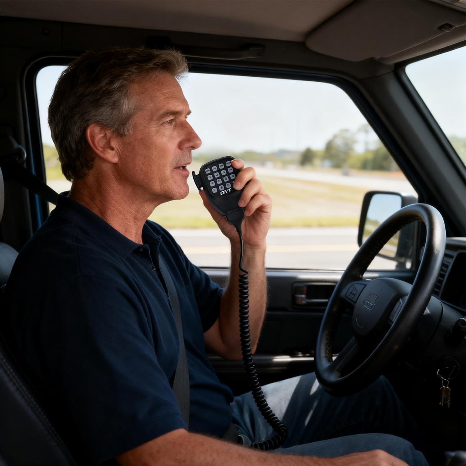 QYT Dual Band GMRS Radio Handheld Speaker Microphone – Compatible with KT-8900, KT-8900D, KT-980 Plus, KT-7900D & KT-5800 Ham Radio | Durable Clear Audio for Outdoor & Emergency Communication