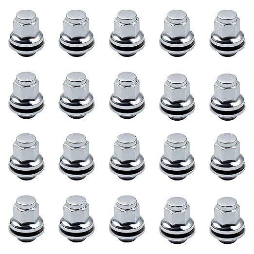 maXpeedingrods Set of 20 Alloy Wheel Nuts, M12 x 1.5 Locking Wheel Lug