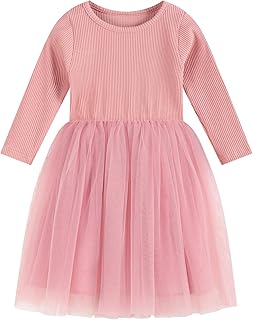 Baby Girls Tutu Dress Long Sleeve Toddler Sleeveless Dresses Infant Tulle Sundress
