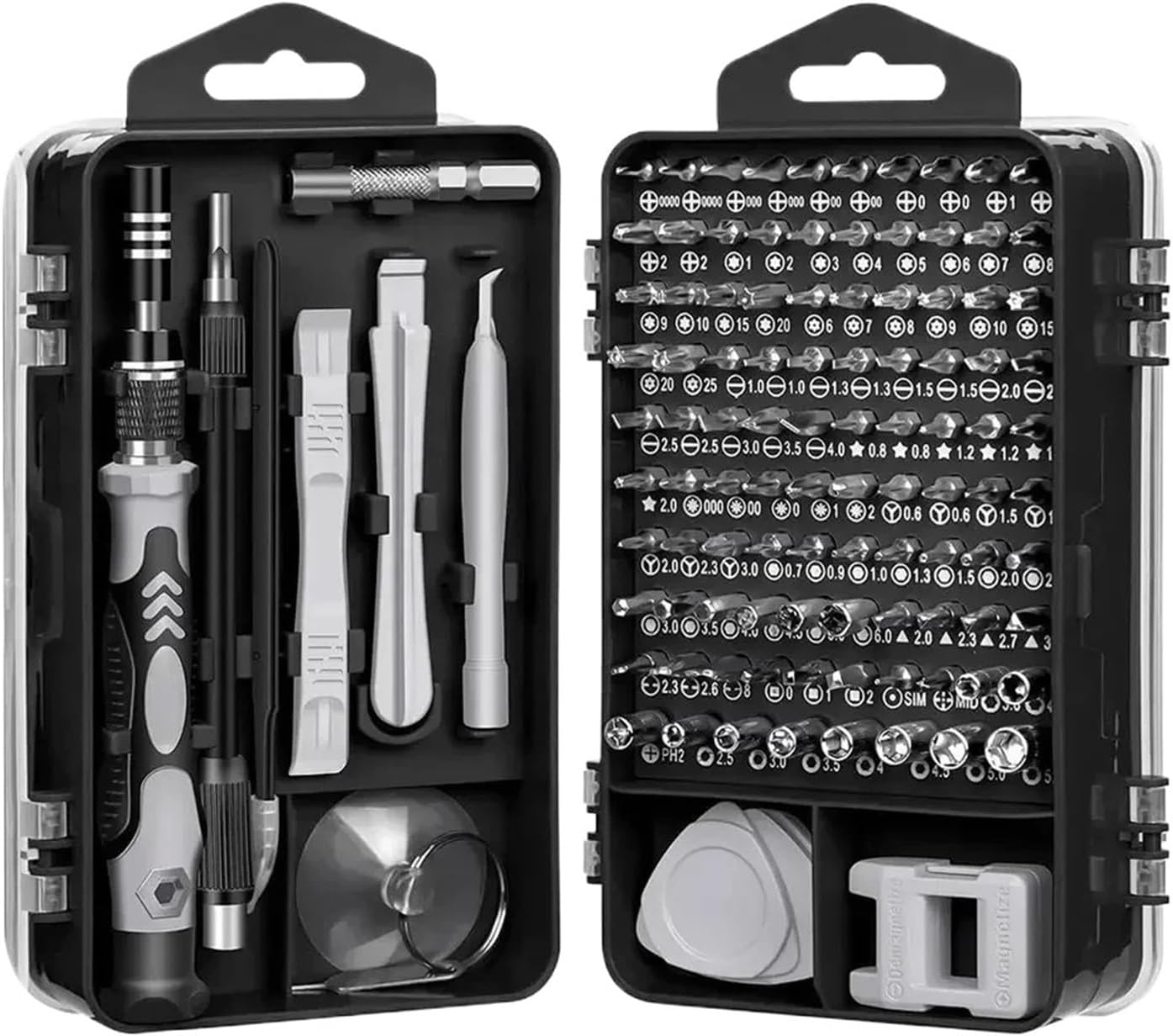 Magnetic Precision Screwdriver Set 115 In 1 Electronics Repair Tools Professional Nut Driver For Laptop Phone PC Maintenance