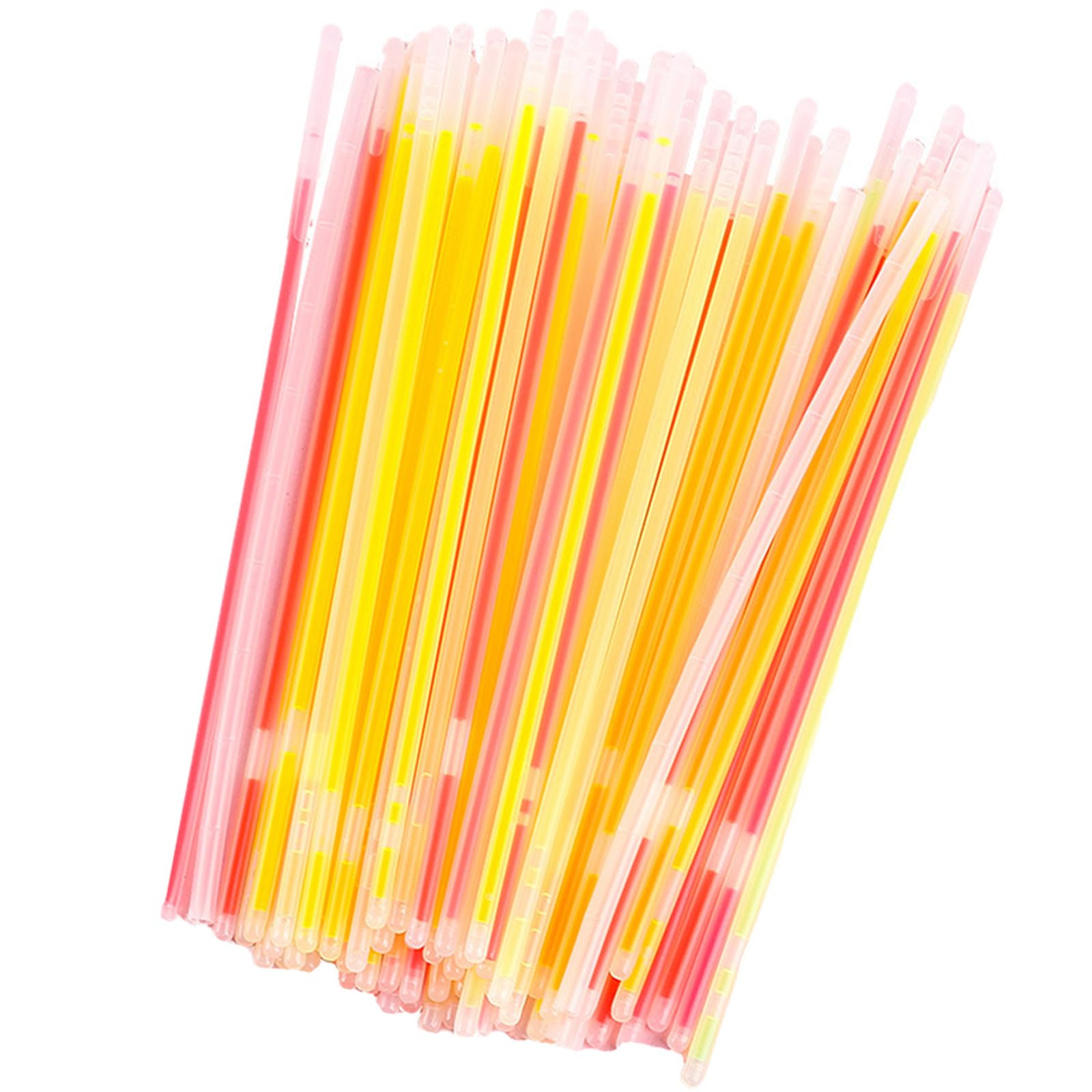 Gatuida Set Bacchette Luminose per Feste 150 Pezzi in Plastica | Braccialetti Neon, Attivazione Semplice, Bagliore Prolungato, per Raves e Party, Adatti Adulti e Bambini