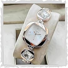 styledose Luxury Dial in Square case with Ston Studded brecelet Strap Quartz Analogue Wrist Watches for Women's & Girls&Miss&Ladies