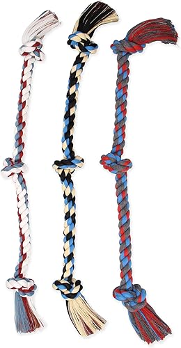 Vista 21 de Mammoth Soga, Mordisco de algodón para tironear con 3 nudos, S