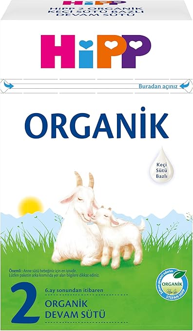 HiPP 2 Organik Keçi Sütü Bazlı Devam Sütü 400 gr
