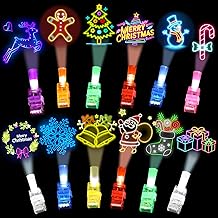Christmas Stocking Stuffers for Kids Gifts Bulk 40 Pack LED Finger Lights Toys for 4 5 6 7 8 9 10 11 12 Year Old Boys Girls - Light up Party Favors Classroom Goodie Bag Stuffer Glow in Dark