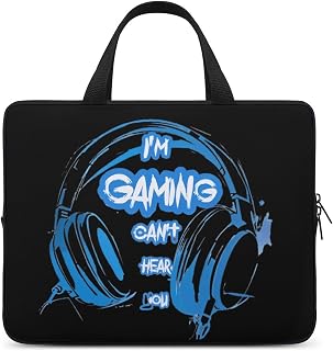 I'm Gaming Can't Hear You Laptop Bag Computer Case Lightweight Work Bags Briefcase Handbags for Women Men