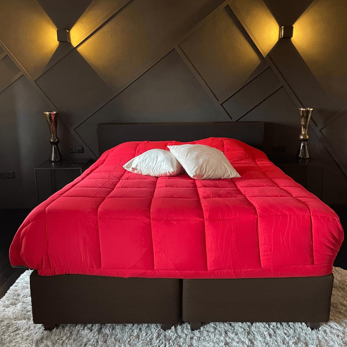 Zelesta Easybed Light Bettdecke 135x200 cm – 4 Jahreszeiten, Bettwäsche & Bezug in Einem, Waschbar, Trocknergeeignet, Antiallergisch, Temperaturregulierend, Mit Muster, Für Sommer und Winter