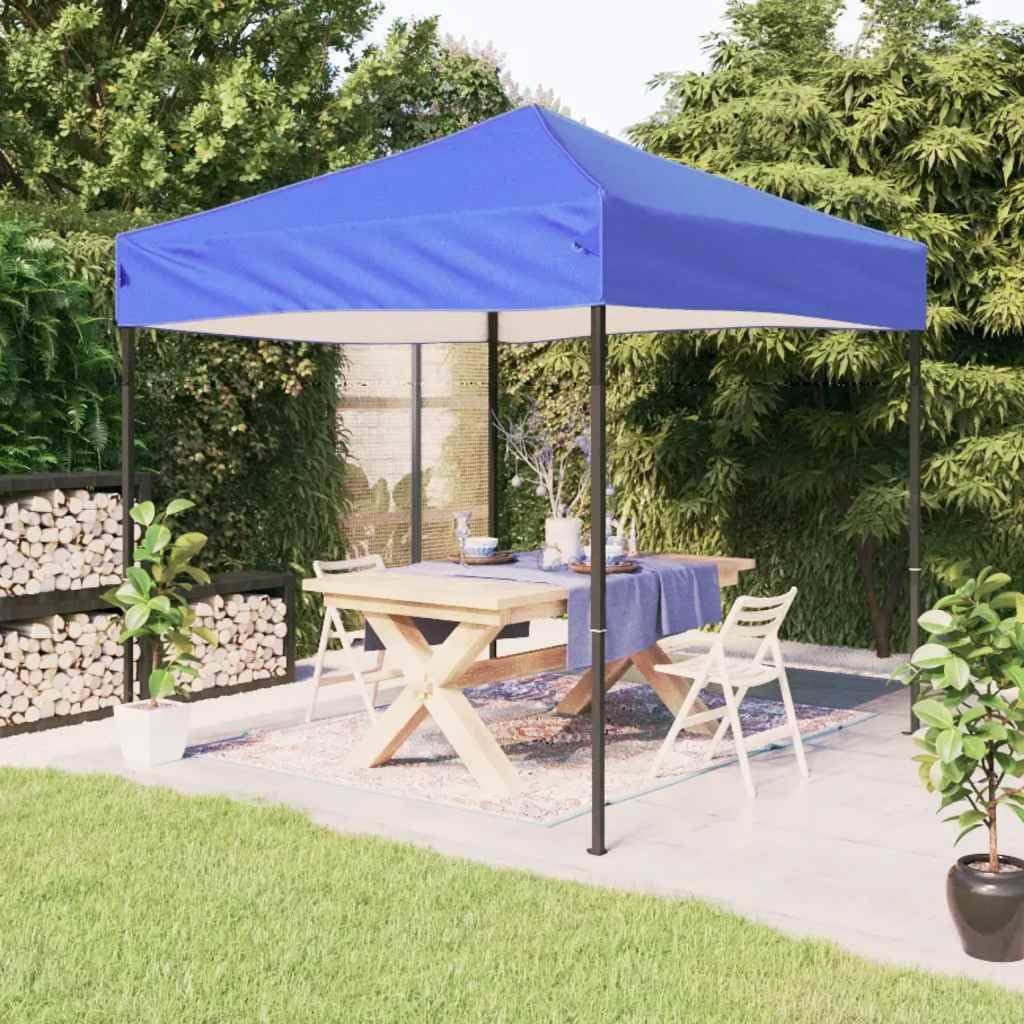 Pop-up Pawilon niebieski 2 x 2 m namiot imprezowy