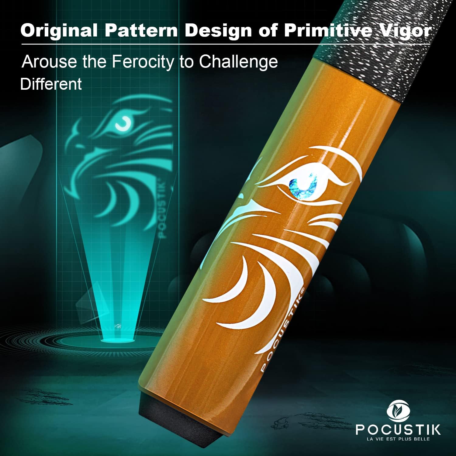 POCUSTIK 58" 2-Piece Pool Cue Sticks Set of 2, Hardwood Maple Billiard Cues 13mm Tip, House Bar Pool Stick Linen Wrap- 19 20 Oz : Sports & Outdoors