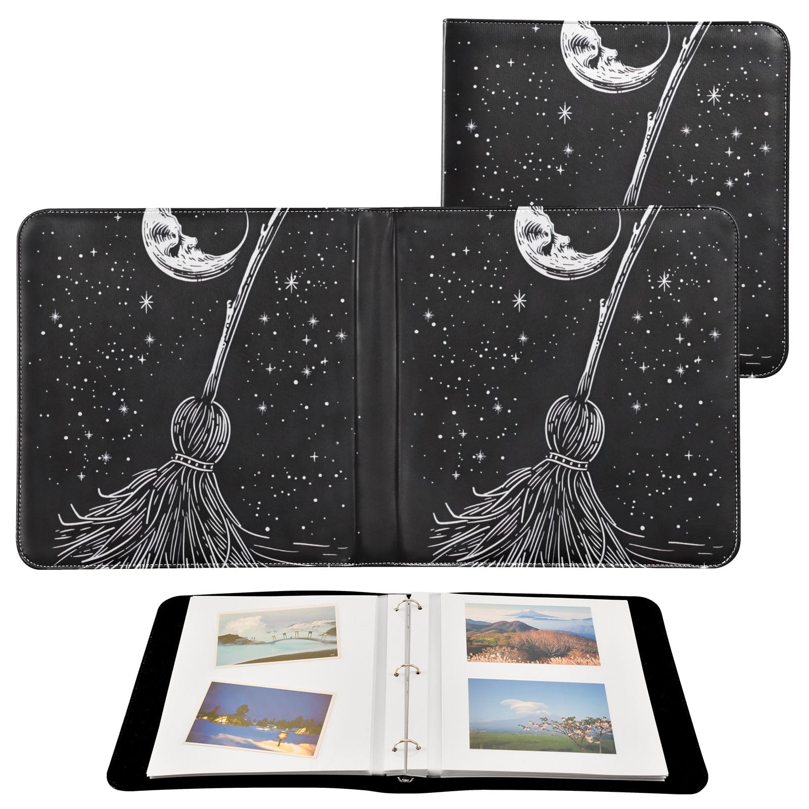Album scrapbooking lune et balai : gardez vos précieux moments