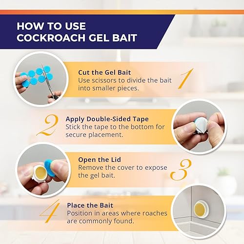 Miniatura 5 de Repelente de cucarachas para interiores y exteriores Repelentes de cucarachas para cucarachas alemanas, cucarachas pequeñas - Disuasorio de