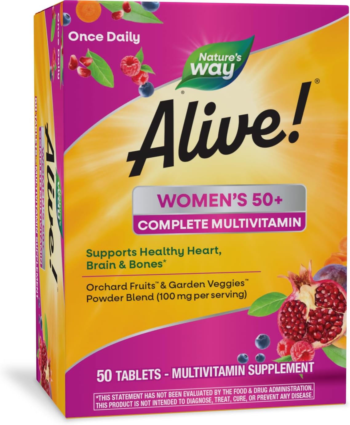 Nature’s Way Alive! Women’s 50+ Complete Multivitamin, Supports Healthy