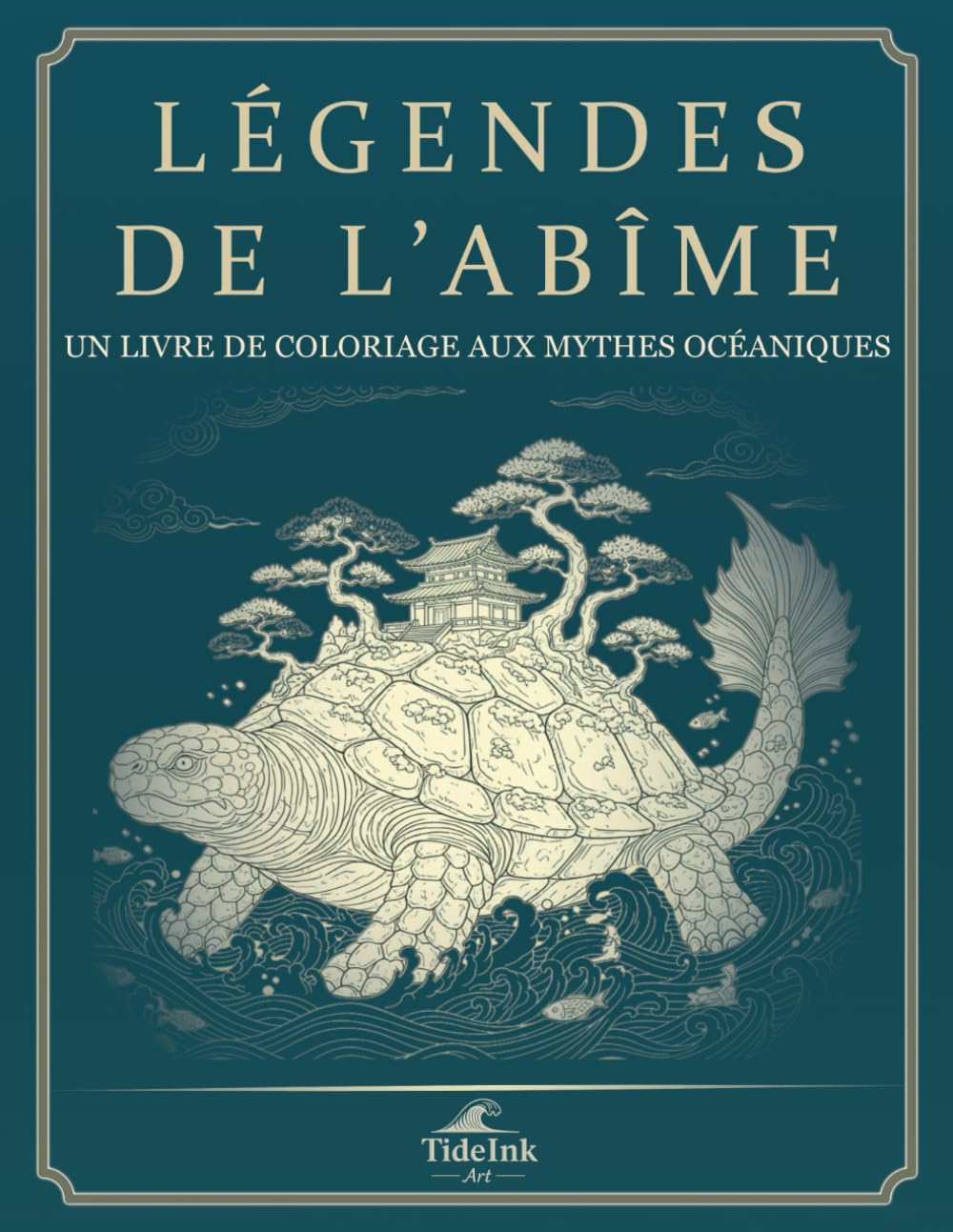 Légendes de l’Abîme: Un livre de coloriage aux mythes océaniques