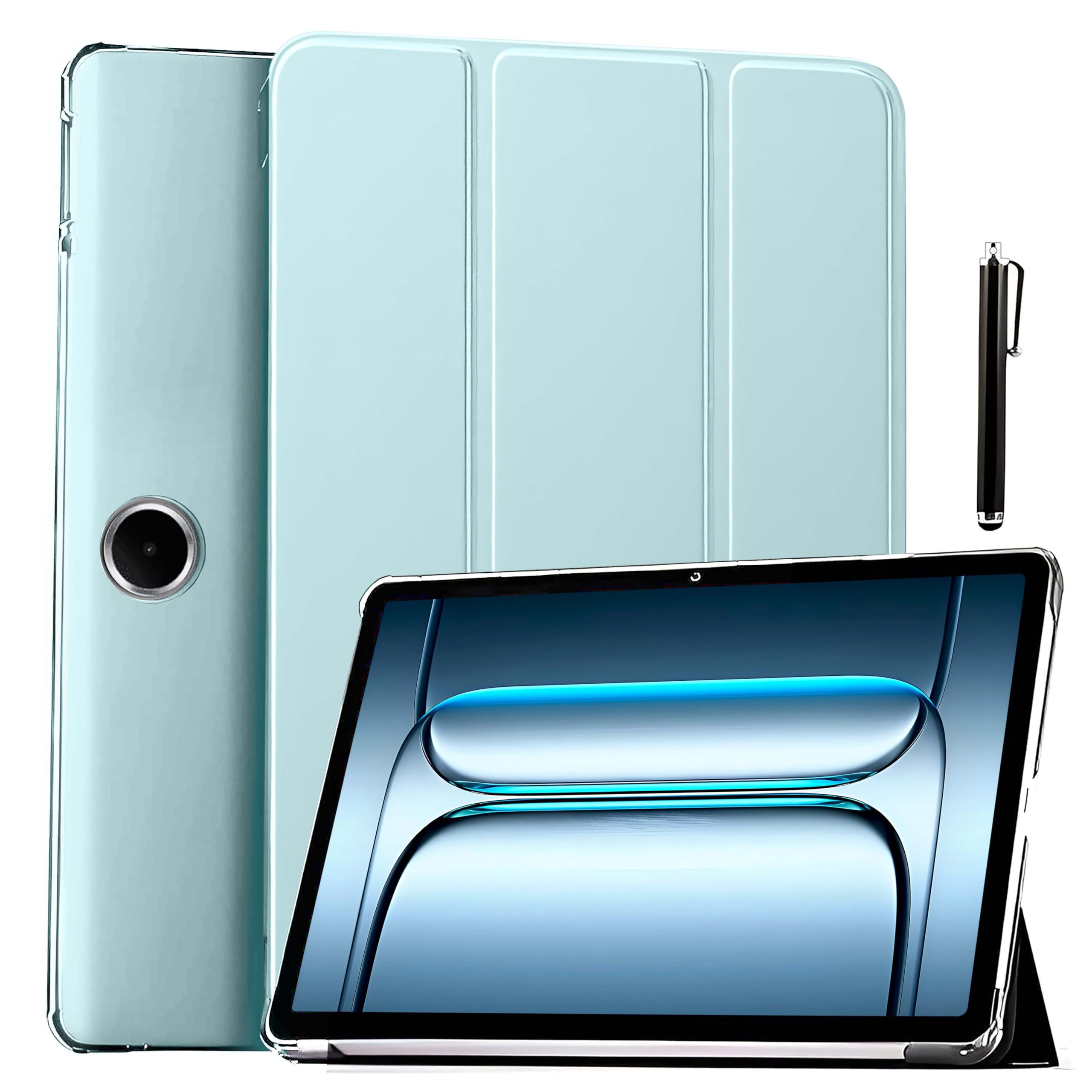 ProElite Case Cover for OnePlus Pad Lite 11 inch Case, Smart Flip Case Cover for OnePlus Pad Lite 11 inch Case Translucent Back with Stylus Pen [Auto Sleep Wake Feature], Light Blue-picture-19