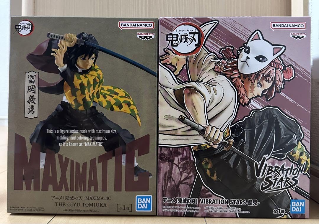 鬼滅の刃 フィギュア 冨岡義勇&錆兎 5体セット アニメ「鬼滅の刃」より、並べて楽しいセガの“Xross Link