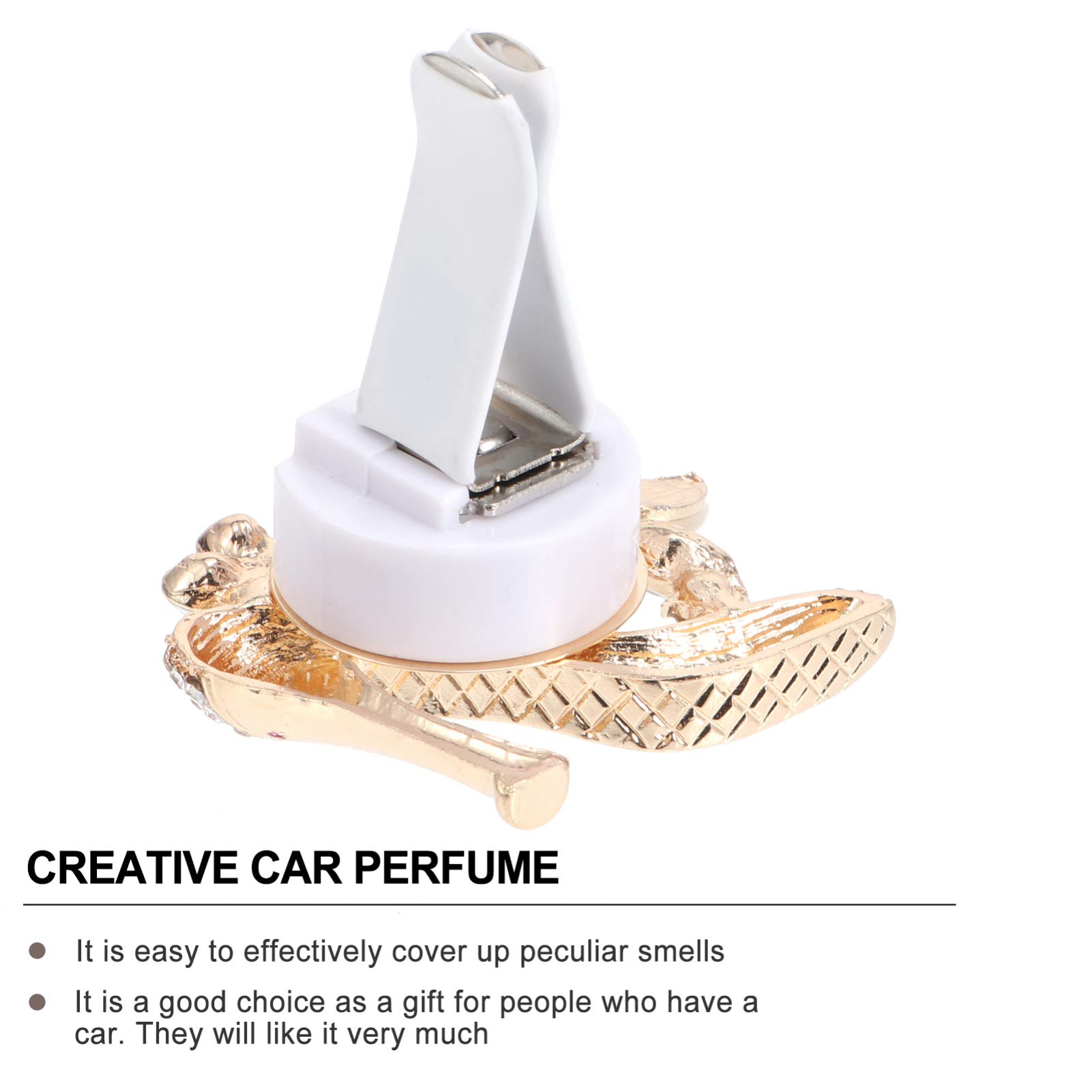 Mobestech 3pezzi Diffusore Profumo Per Auto Clip Elegante Alta Decorazione Interni Auto Per Donne Clip Per Bocchetta Aria Accessorio Per Viaggi Rinfrescanti