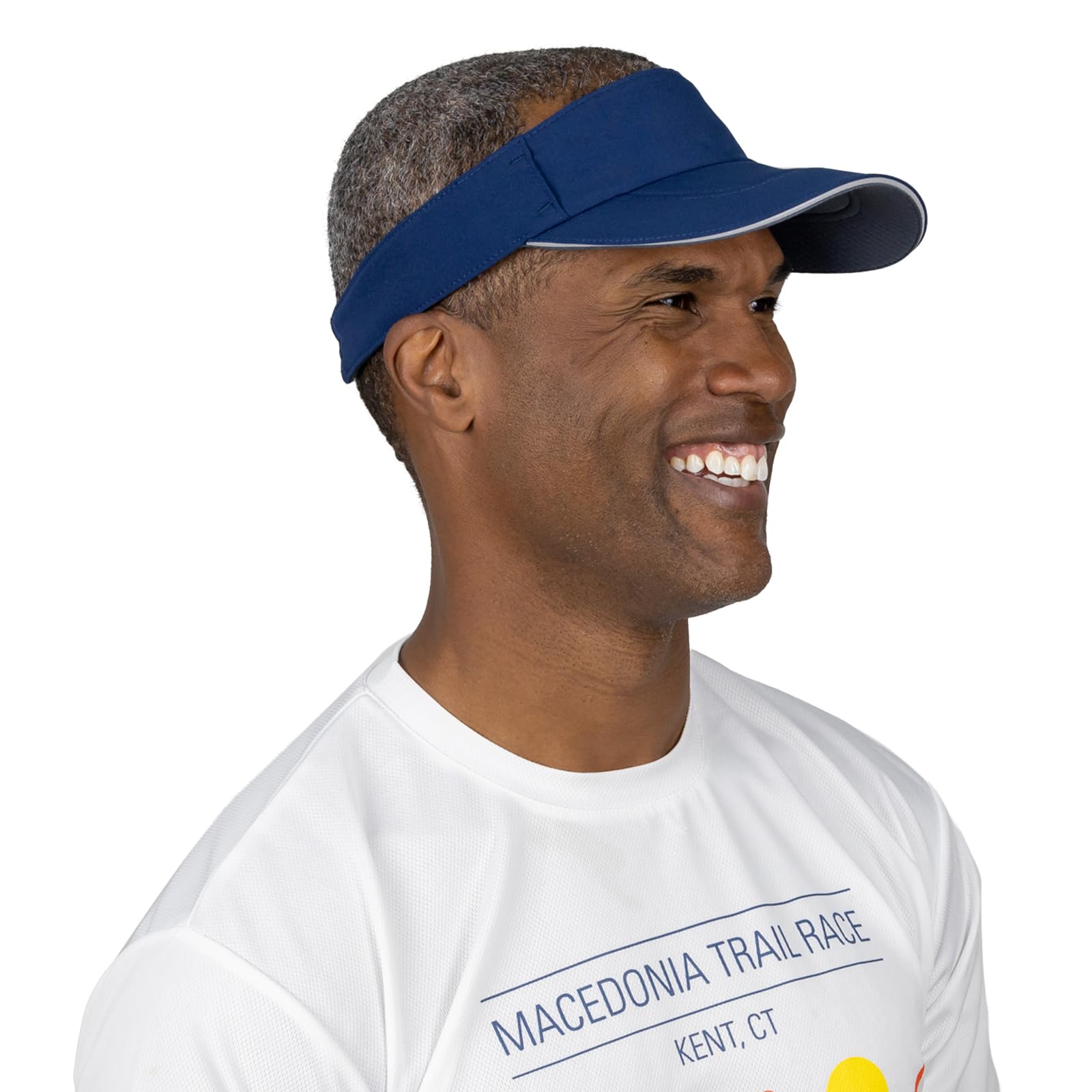 Trailheads Men's Navy ’S Sun Visor Hat For Running, Golf And Tennis - Recycled