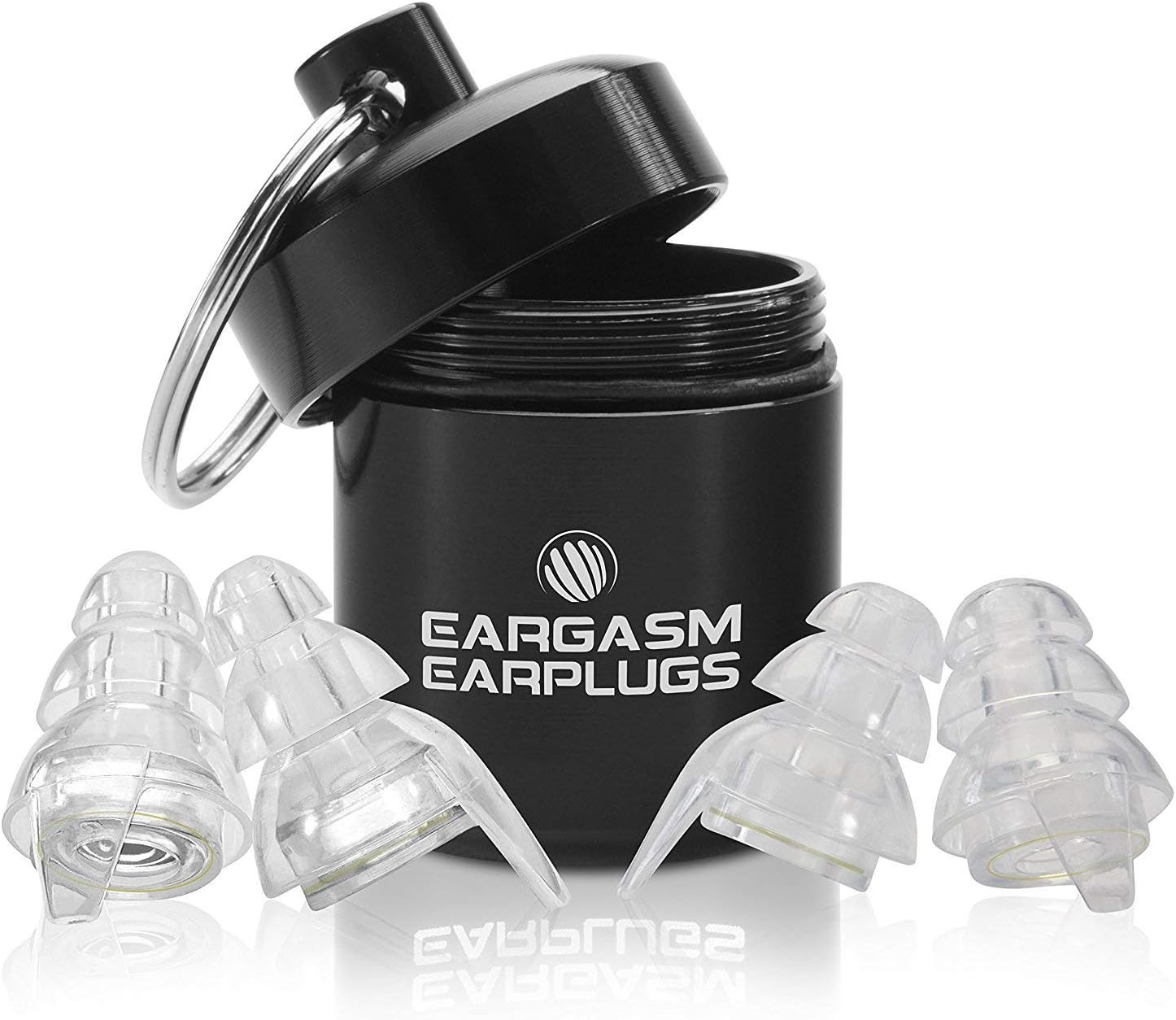 Eargasm High Fidelity Earplugs for Concerts Musicians Motorcycles Noise Sensitivity Conditions and More   Transparent Edition Image