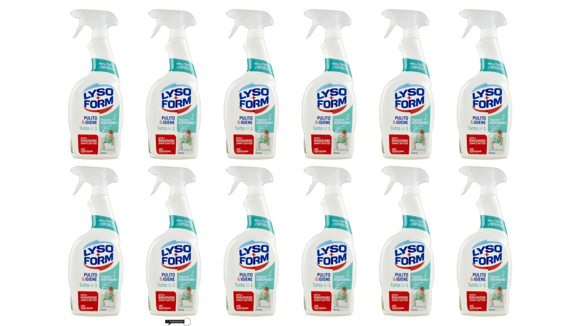 Lysoform Pulito & Igiene Tutto in 1 Classico 700 ml - Detergente multiuso per pavimenti e superfici - Profumo fresco + portachiavi Italy Shop Service gratuito