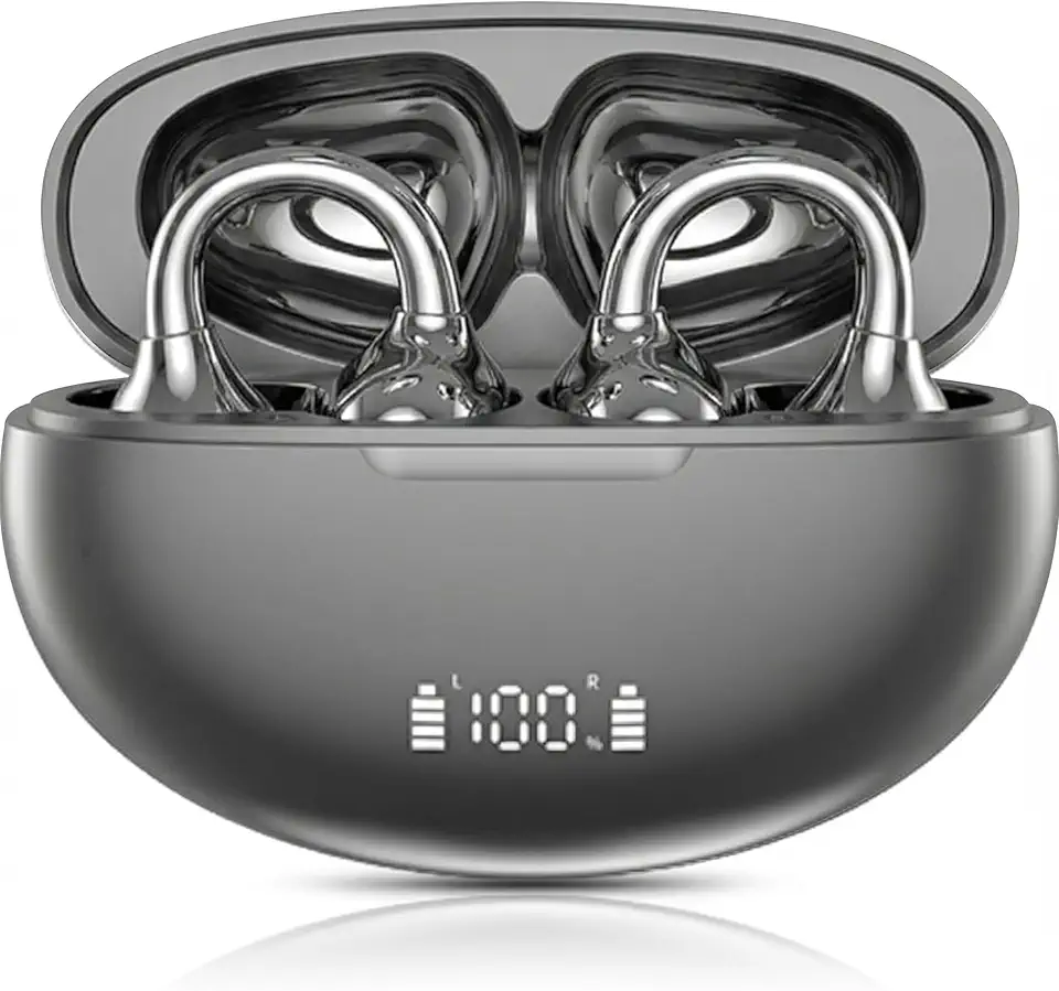 Fone de Ouvido Bluetooth Cancelamento de Ruído 90% - Fone Sem Fio Com 80h de Bateria, Chip Avançado Conexão Estável, Áudio Imersivo 720° Para Chamadas Claras E Uso Diário