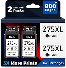 Relcolor Compatible Ink Cartridge Replacement for Canon 275XL 275 XL 275 PG-275 XL PG275 (Black 2-Pack) Works with TS3522 TR4720 TS3500 TS3520 TR4700 TS3700 TS3720 TS3722 TR4722 Printers
