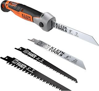31757 Folding Multi-Purpose Jab Saw, Multiple Blades Included, Dual-Locking Positions, Cuts Drywall, Metal, Wood, and Plastic