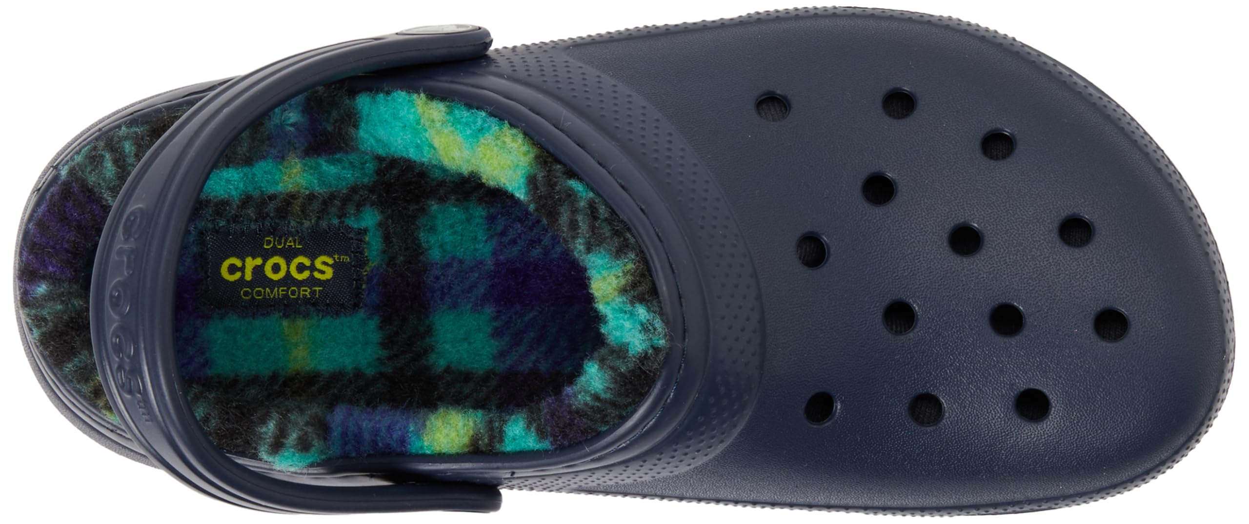 Crocs Classic Lined Bold Check Clog K, Zoccoli Unisex - Bambini e Ragazzi