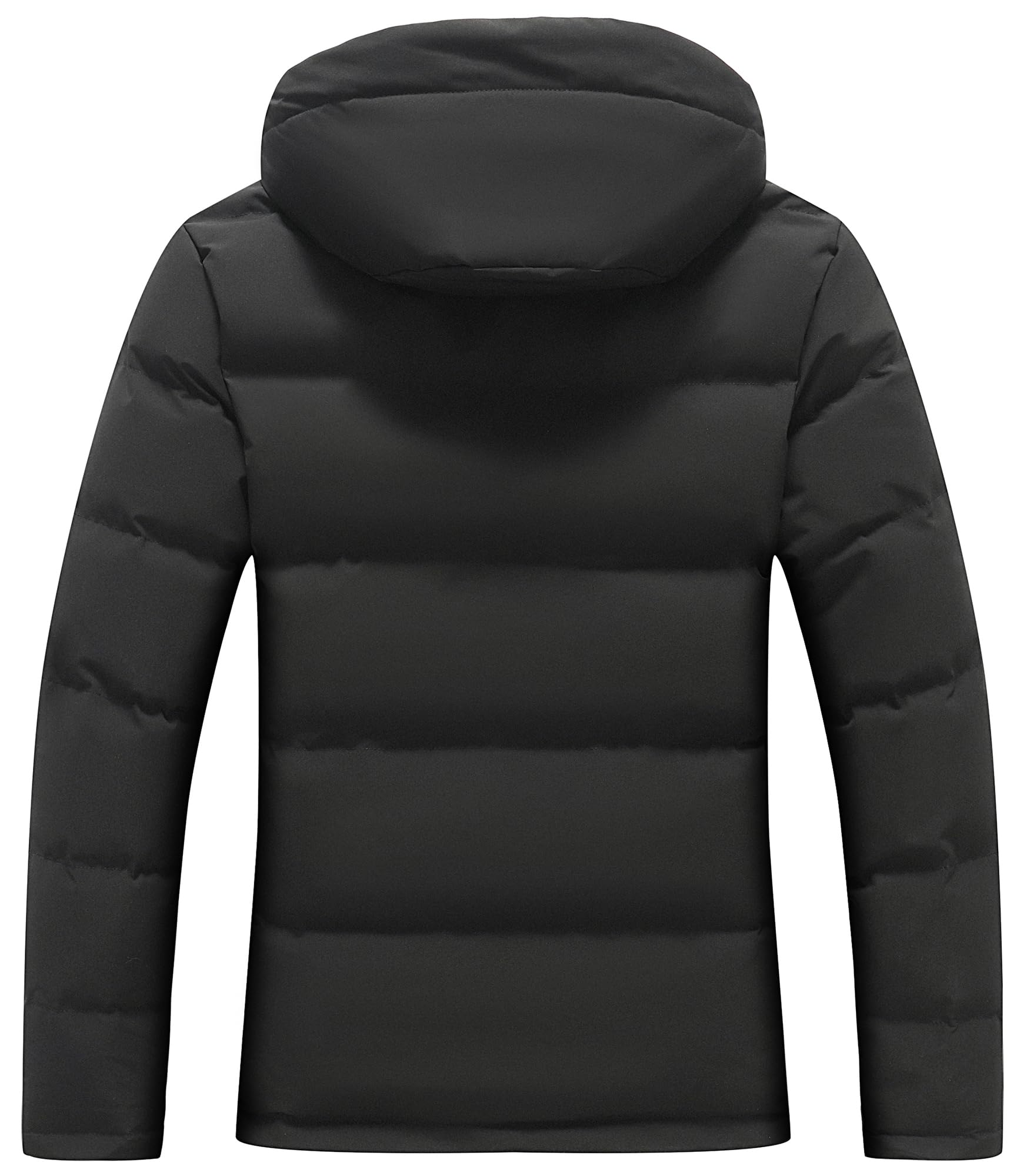 MOERDENG Piumino da donna leggero, con cerniera intera, con cappuccio, trapuntato, caldo, invernale, impermeabile