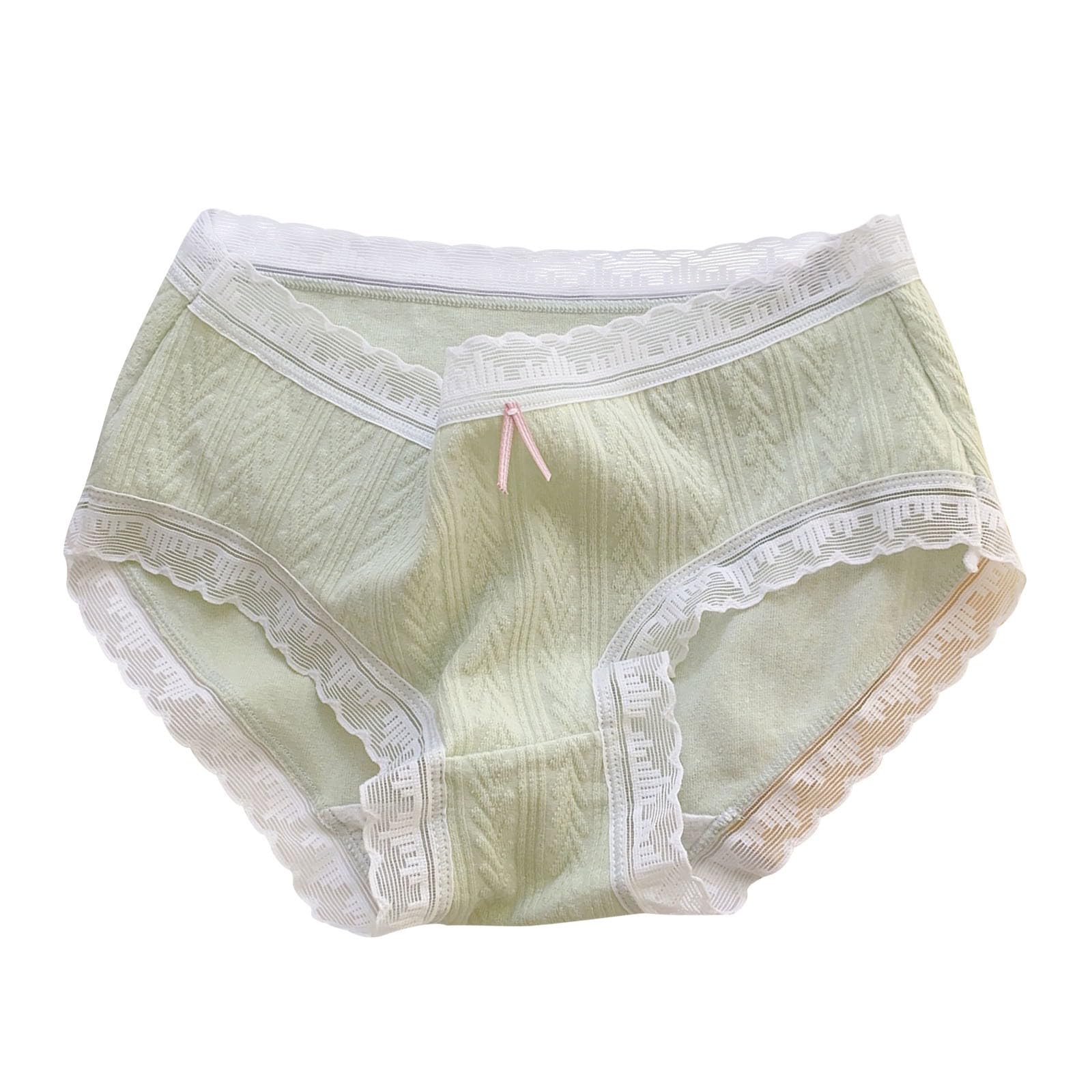 3-10 Girls Student Underwear Girls Breathable Mid Waist Student Full Crotch Pants Basic Underwear