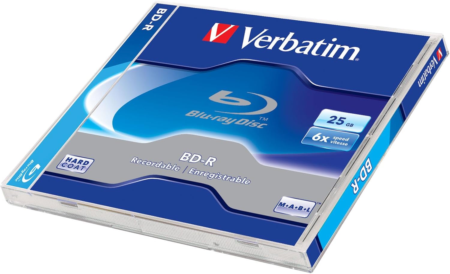 Verbatim 43714 BD-R 6X 25GB Blu-ray Jewel Case
