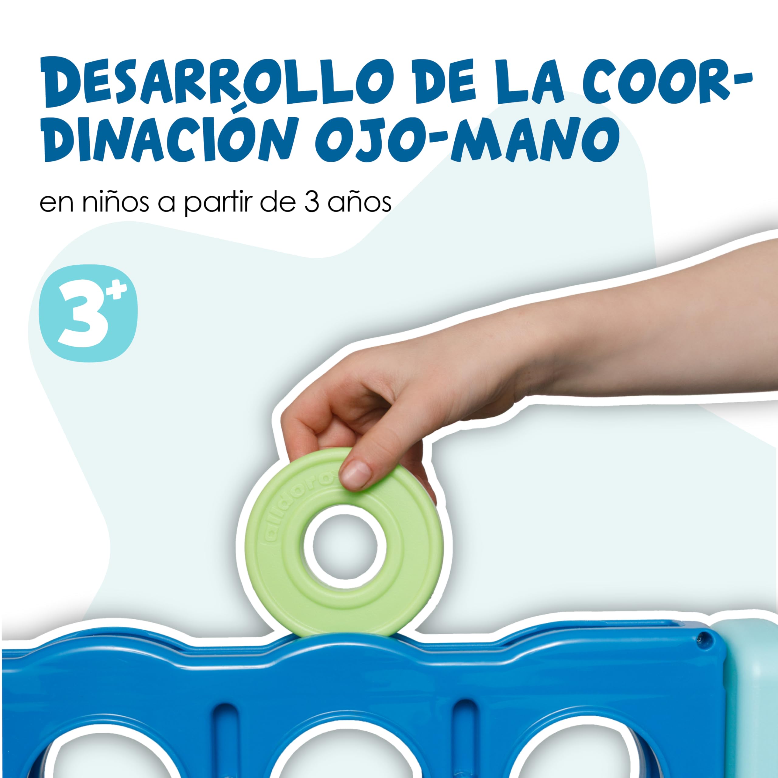 alldoro 60011 XL 4 en Raya, Juego Jumbo 4 Victorias, Colorido Juego de Equipo para niños y Adultos, 73 x 49 x 72,5 cm