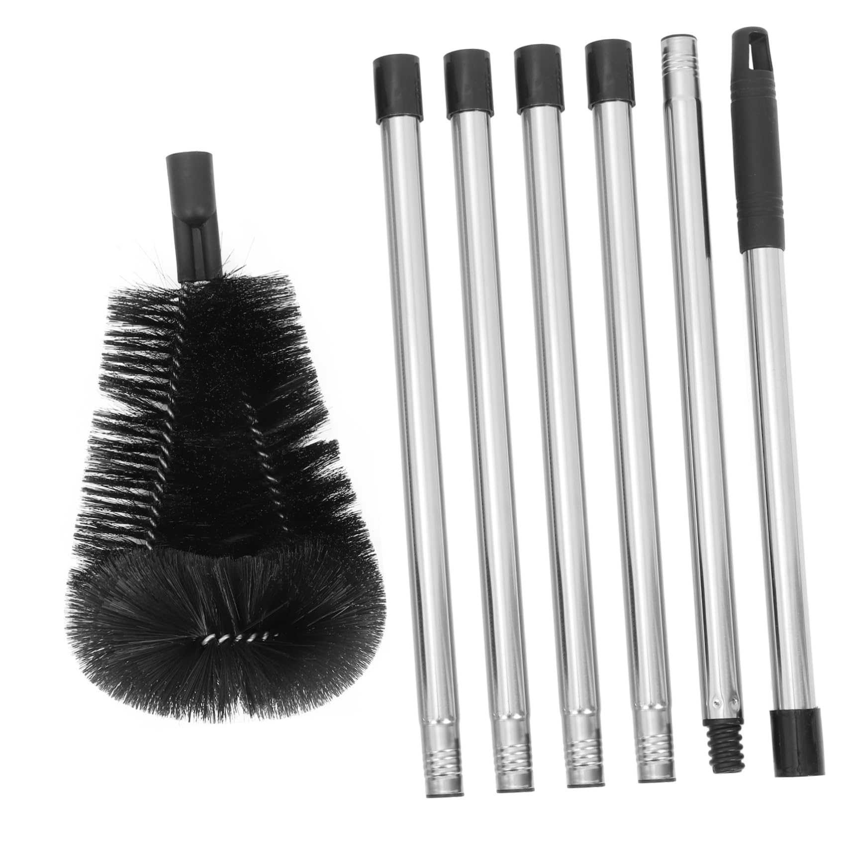 Manche brosse pour enlever débris de gouttière et toit télescopique