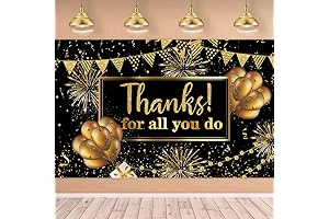 Thanks for All You Do Backdrop Banner, 70.8”X43.3” for Nurses Day or Retirement
